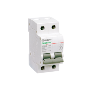 MCB 2P-1E C Curve 4.5kA - 6A SINO PS45N