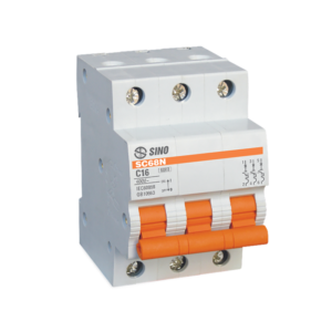 MCB 3P-1E C Curve 6.0kA - 6A SINO SC68N