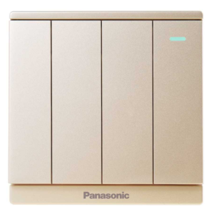 Bộ 4 công tắc B, 1 chiều Panasonic Moderva