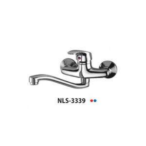 NLS-3339 Vòi chén nóng lạnh gắn tường mạ crome