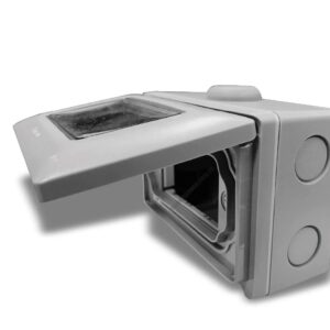 Hộp có nắp che mưa lắp nổi cho 3 thiết bị Pansonic WEG8973LH-VN