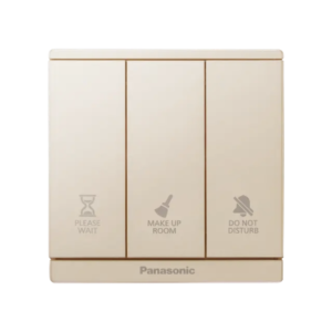 Công tắc có đèn báo "Không làm phiền", "Dọn phòng", "Vui lòng đợi" Moderva Panasonic WMF984-VN