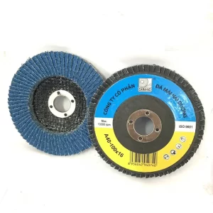 Đá nhám xếp vải xanh A60 Phi 100 Hải Dương